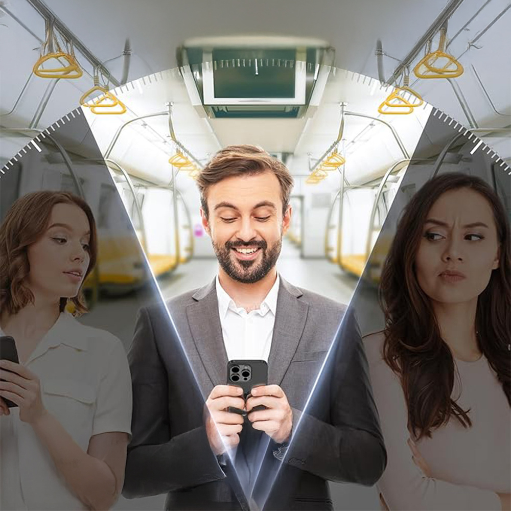 Apple iPhone 14 Zore 2.5D Oliv Privacy Temperli Cam Ekran Koruyucu + Kolay Uygulama Aparatı - 10