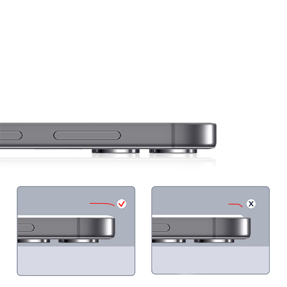 Apple iPhone 14 Zore 3D Oliv HD Temperli Cam Ekran Koruyucu + Kolay Uygulama Aparatı - 4