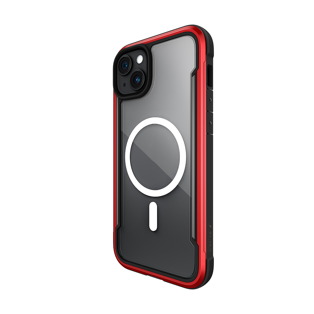 Apple iPhone 15 Case Magsafe Charging Feature Airbag Raptic Shield Series Transparent Back Surface Cover - 11