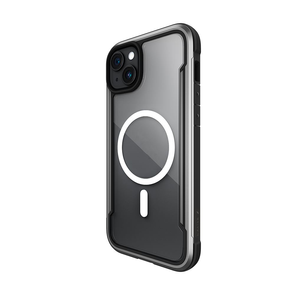 Apple iPhone 15 Case Magsafe Charging Feature Airbag Raptic Shield Series Transparent Back Surface Cover - 16
