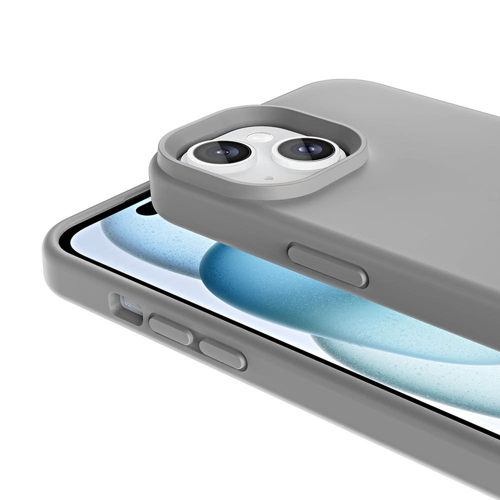 Apple iPhone 15 Case Magsafe Charging Featured Liquid Technology Erasable Hard Zore Kivi Cover - 21