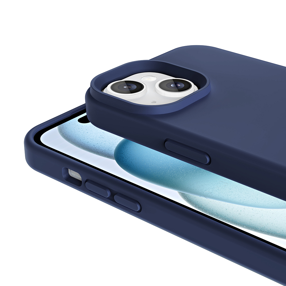 Apple iPhone 15 Case Magsafe Charging Featured Liquid Technology Erasable Hard Zore Kivi Cover - 20