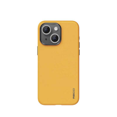 Apple iPhone 15 Case Recci Magsafe Explore Series Cover with Charging Feature and Camera Protection Yellow