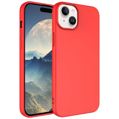 Apple iPhone 15 Case Zore LSR Launch Cover Red