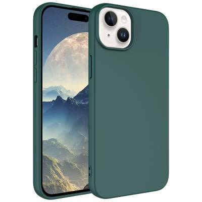 Apple iPhone 15 Case Zore LSR Launch Cover Dark Green