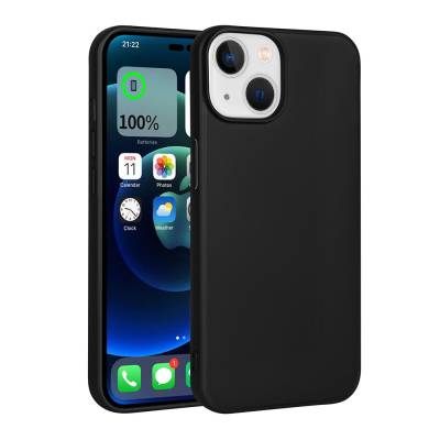 Apple iPhone 15 Case Zore Premier Silicone Cover Black