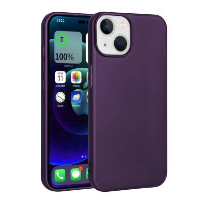 Apple iPhone 15 Case Zore Premier Silicone Cover Derin Mor