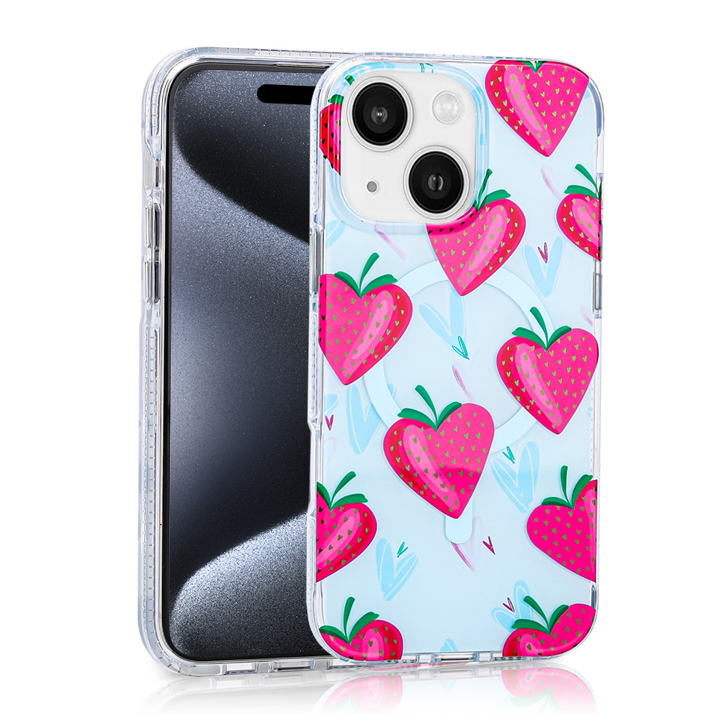 Apple iPhone 15 Case Zore Stilo Cover with Magsafe Charging Feature - 6