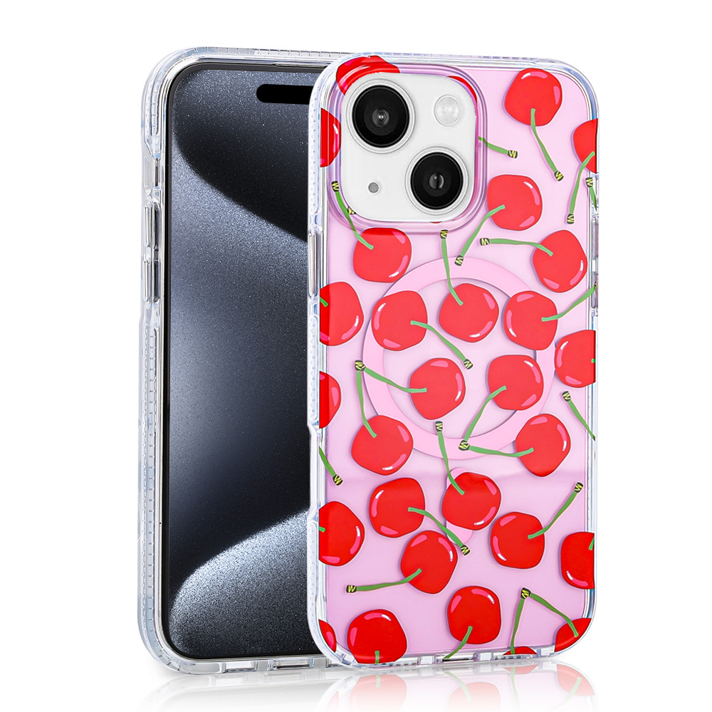 Apple iPhone 15 Case Zore Stilo Cover with Magsafe Charging Feature - 7