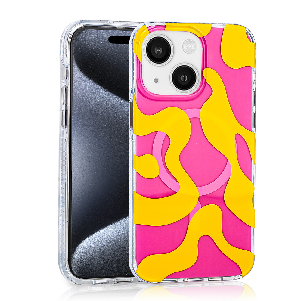 Apple iPhone 15 Case Zore Stilo Cover with Magsafe Charging Feature - 8