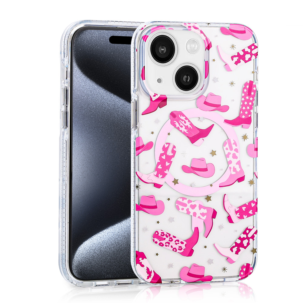 Apple iPhone 15 Case Zore Stilo Cover with Magsafe Charging Feature - 9