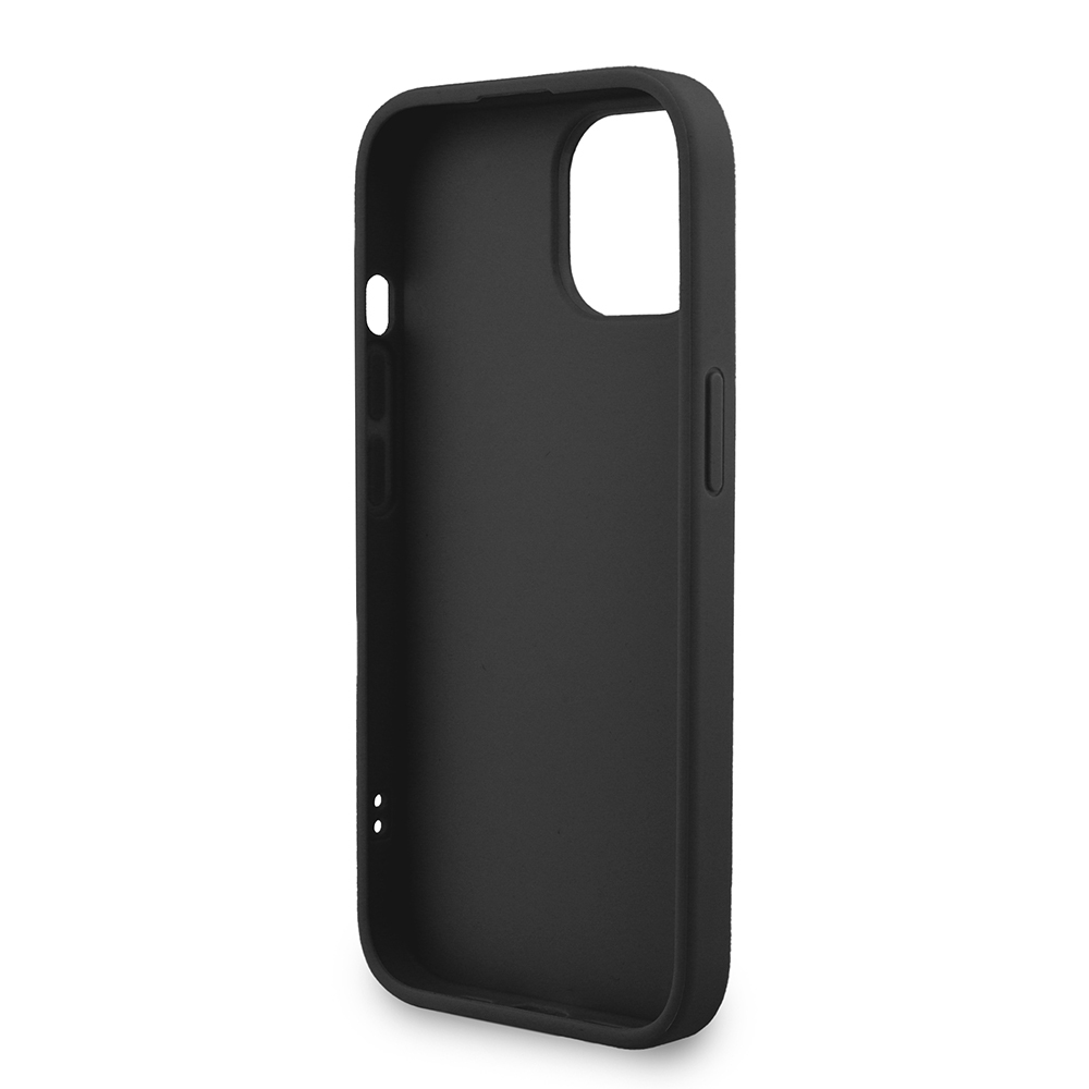 Apple iPhone 15 Kılıf Guess Orjinal Lisanslı PU Deri Bilek Askı İpli Metal Büyük 4G ve Yazı Logolu Kapak - 10