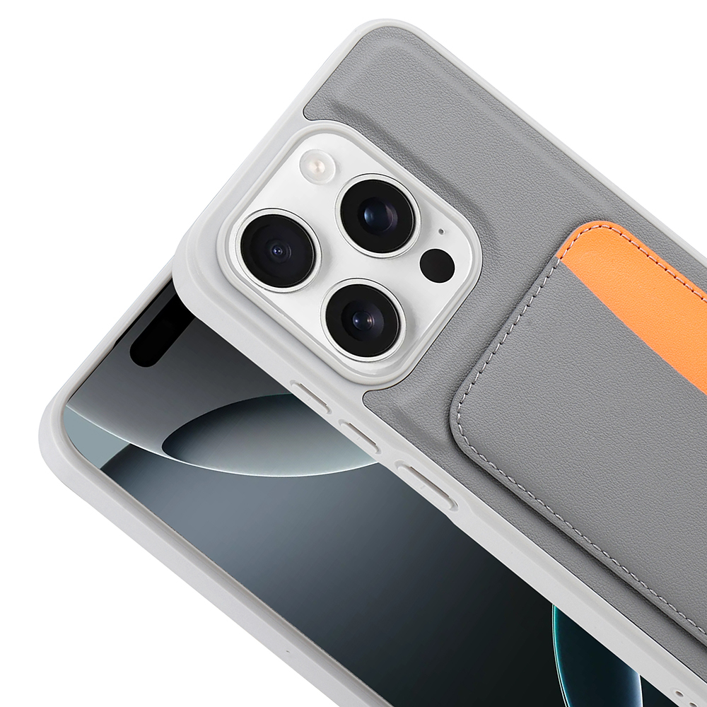 Apple iPhone 15 Kılıf Kartlıklı Zore X-Kart Silikon Kapak - 12