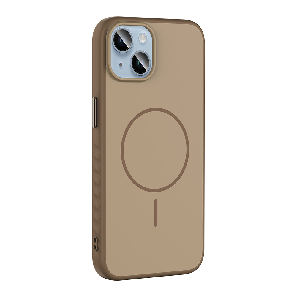 Apple iPhone 15 Kılıf M-safe Şarj Özellikli Zore Tea Kapak - 6