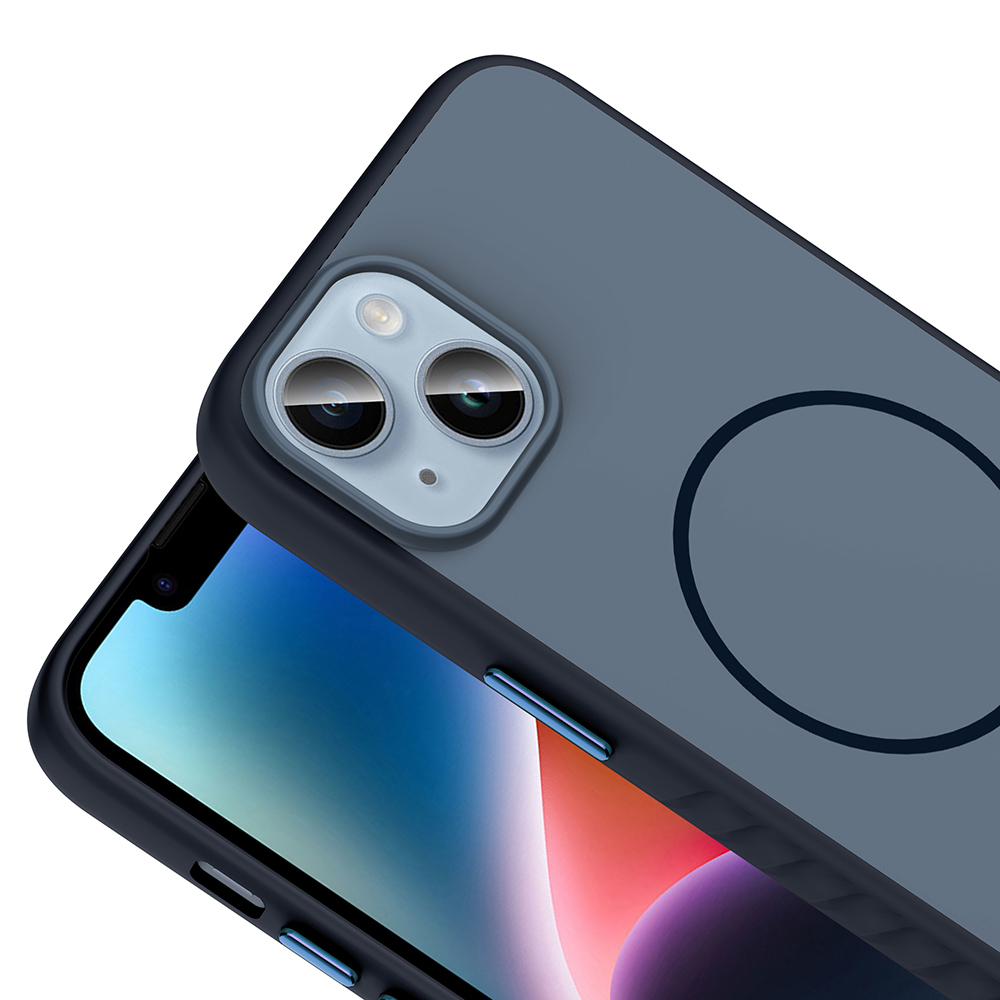 Apple iPhone 15 Kılıf M-safe Şarj Özellikli Zore Tea Kapak - 11