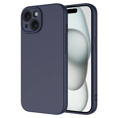 Apple iPhone 15 Plus Case Zore Mara Launch Cover Navy blue