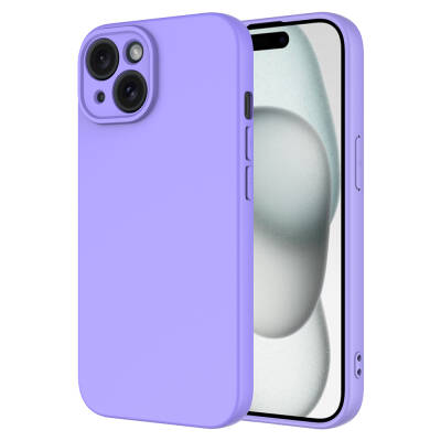 Apple iPhone 15 Plus Case Zore Mara Launch Cover Lila