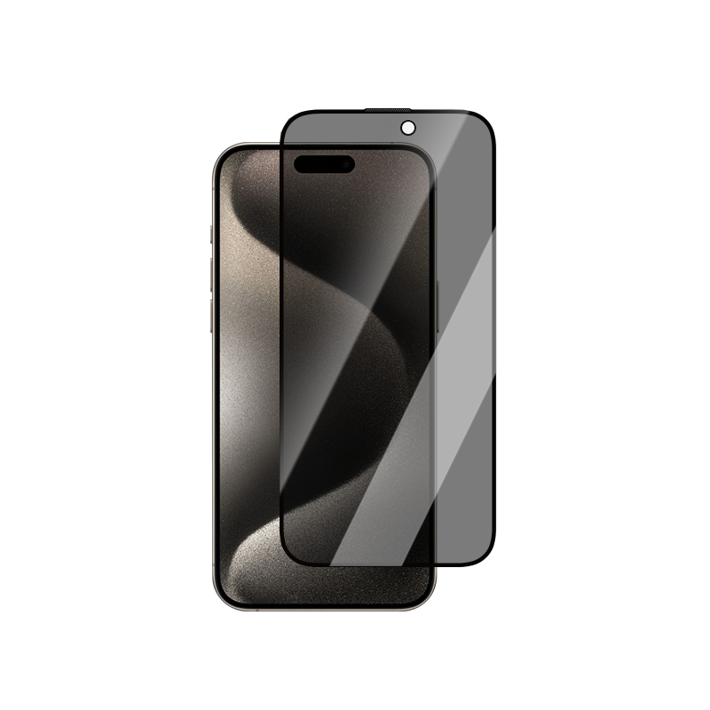 Apple iPhone 15 Plus CaseWorld HD Serisi 0.33mm Privacy Temperli Cam Ekran Koruyucu - 2