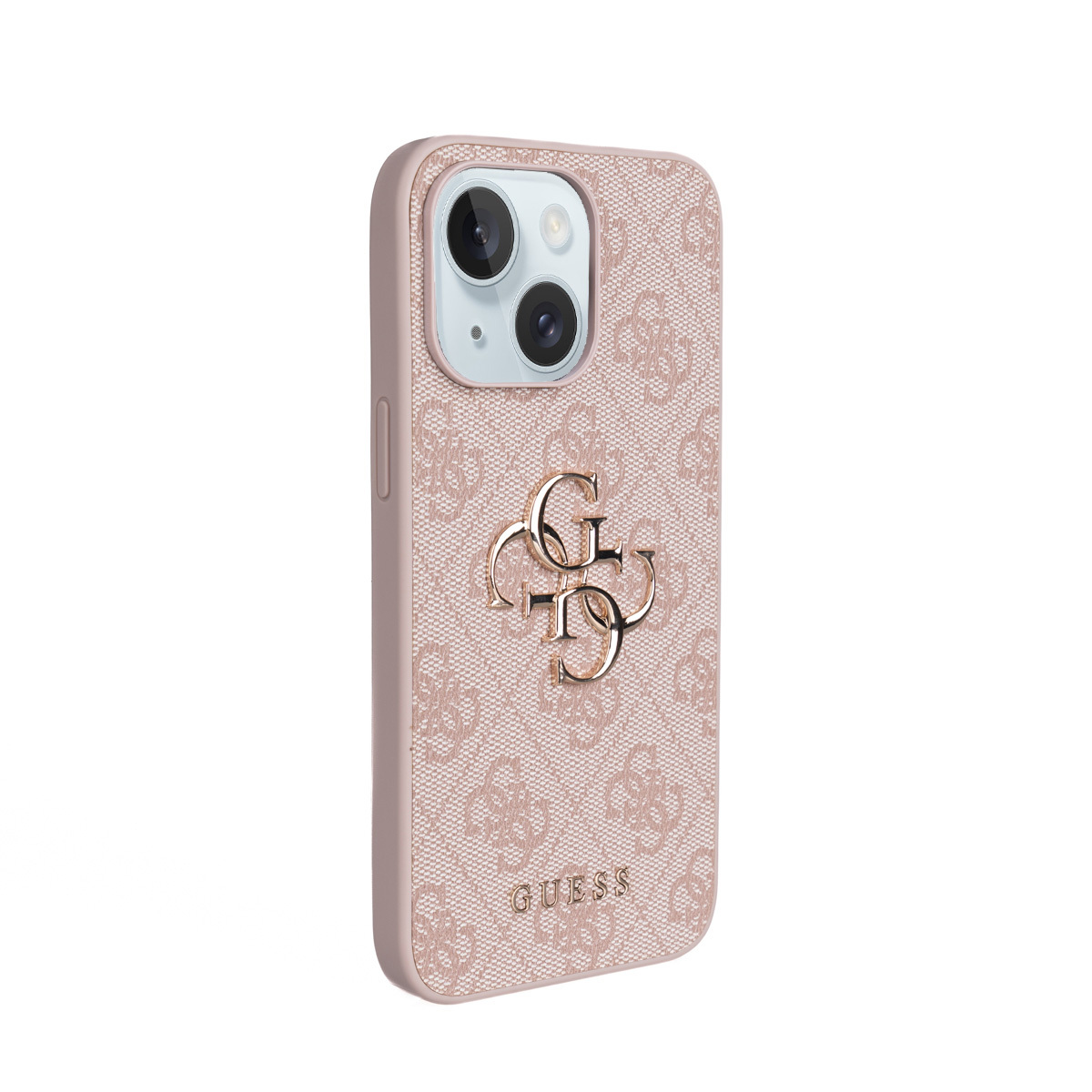 Apple iPhone 15 Plus Kılıf Guess Orjinal Lisanslı PU Deri 4G Büyük Metal Logolu Çapraz Vücut Askılı Kapak - 13