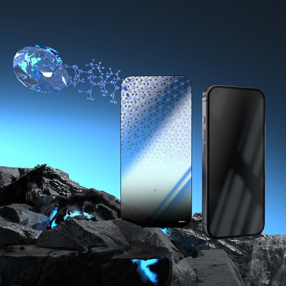 Apple iPhone 15 Plus Mohseven Safir Coating Privacy Hayalet Temperli Cam Ekran Koruyucu - 8