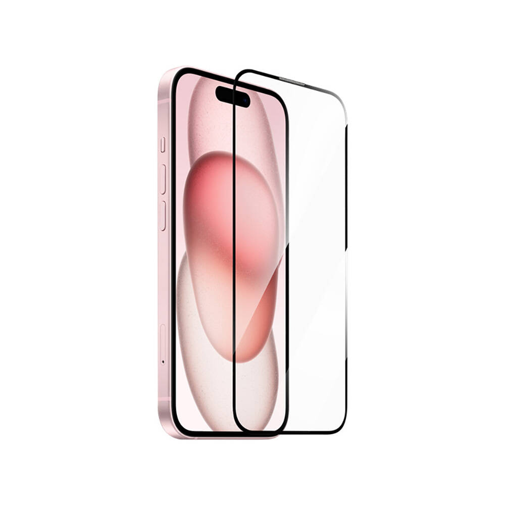 Apple iPhone 15 Plus Wiwu GT-014 Polimer Oleofobik Kaplama Şeffaf Pürüzsüz Temperli Cam Ekran Koruyucu 25'li Paket - 6
