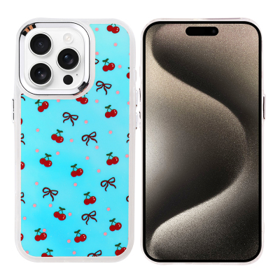 Apple iPhone 15 Pro Case Airbag Design Zore Hadra Cover Kiraz