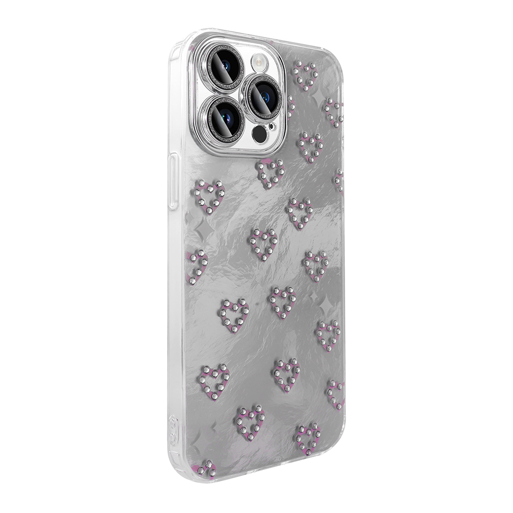 Apple iPhone 15 Pro Case Camera Protection Figured Zore Ponti Silicone Cover - 12