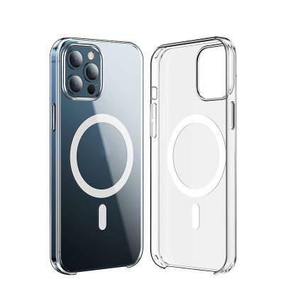 Apple iPhone 15 Pro Case IC Chip Zore Wireless Charging Transparent Original Cover Colorless