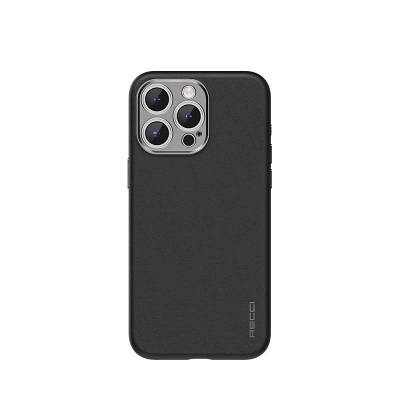 Apple iPhone 15 Pro Case Recci Magsafe Explore Series Cover with Charging Feature and Camera Protection Black