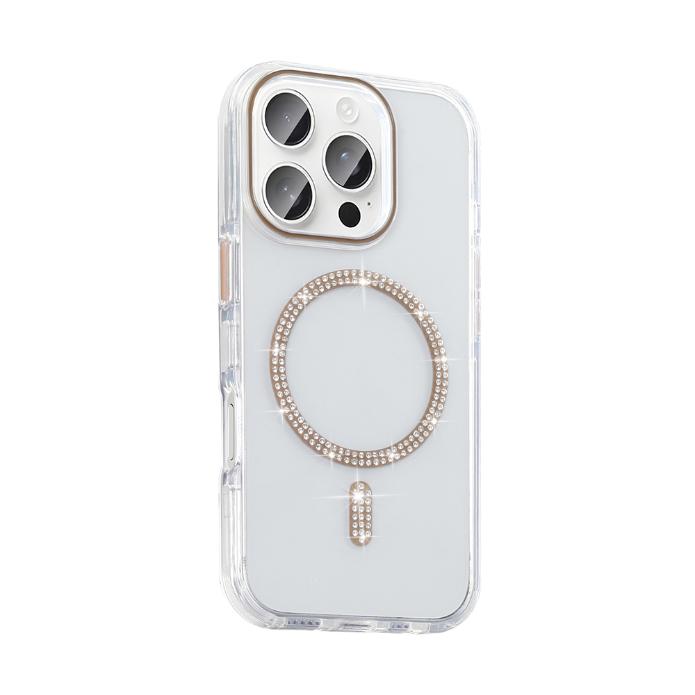 Apple iPhone 15 Pro Case Stone Design M-safe Charging Feature Zore Koment Silicone Cover - 5