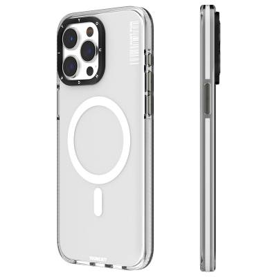 Apple iPhone 15 Pro Case YoungKit Crystal Color Series Cover with Magsafe Charging Feature White