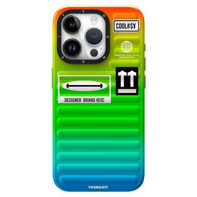 Apple iPhone 15 Pro Case YoungKit The Secret Color Series Cover Green