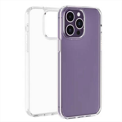 Apple iPhone 15 Pro Case Zore Droga Cover Colorless