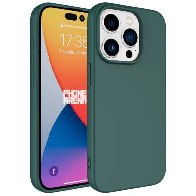 Apple iPhone 15 Pro Case Zore LSR Launch Cover Dark Green