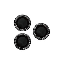 Apple iPhone 15 Pro CL-06 Kamera Lens Koruyucu Siyah