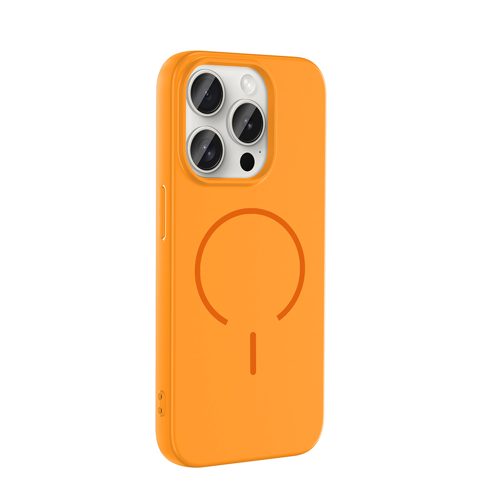 Apple iPhone 15 Pro Kılıf M-safe Şarj Özellikli Zore Meta Kapak - 11