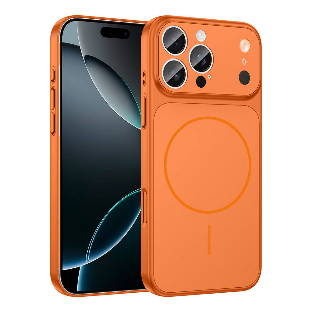 Apple iPhone 15 Pro Kılıf Zore M-Safe Şarj Özellikli Kamera Korumalı Formen Kapak - 1