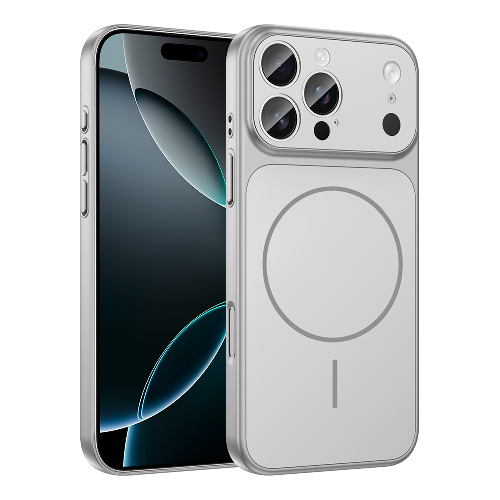 Apple iPhone 15 Pro Kılıf Zore M-Safe Şarj Özellikli Kamera Korumalı Formen Kapak - 4