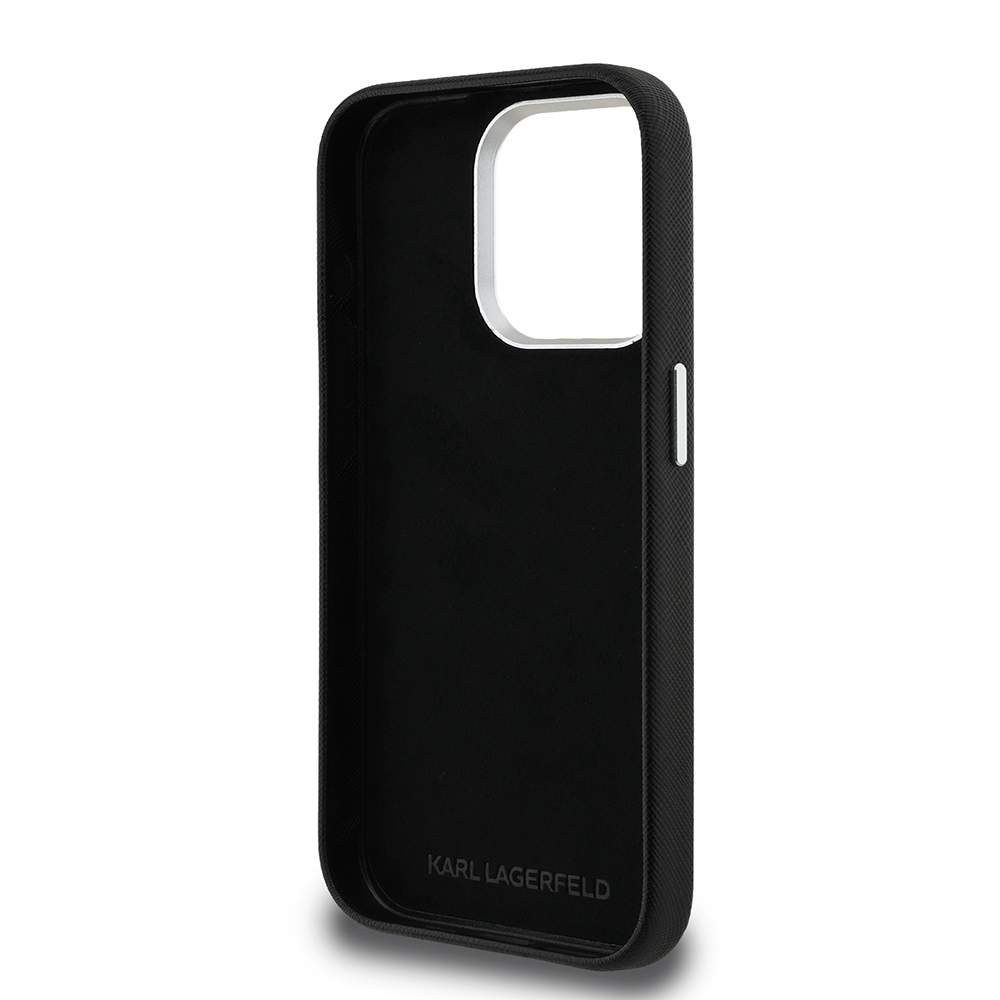Apple iPhone 15 Pro Max Case Karl Lagerfeld Original Licensed K&C Heads Pins Cover - 9