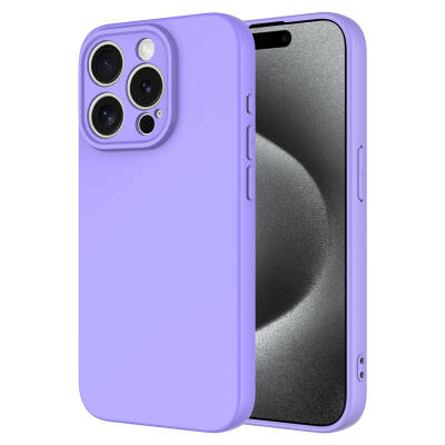 Apple iPhone 15 Pro Max Case Zore Mara Launch Cover Lila