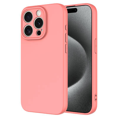 Apple iPhone 15 Pro Max Case Zore Mara Launch Cover Pink