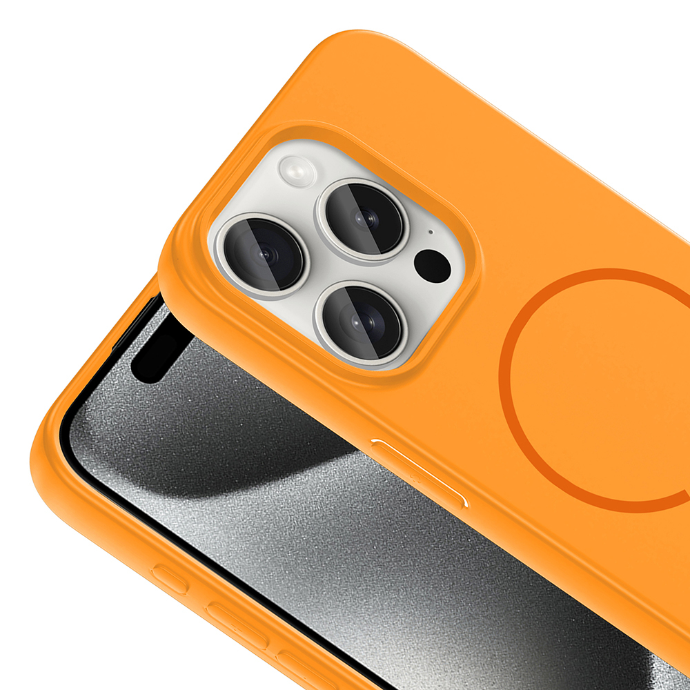 Apple iPhone 15 Pro Max Case Zore Meta Cover with M-safe Charging Feature - 18