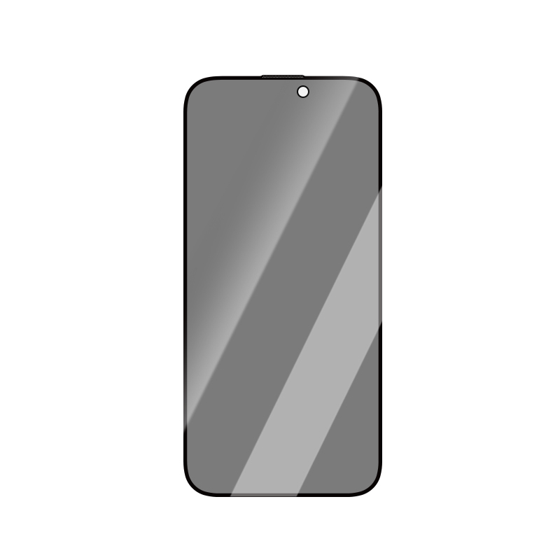 Apple iPhone 15 Pro Max CaseWorld HD Serisi 0.33mm Privacy Temperli Cam Ekran Koruyucu - 4