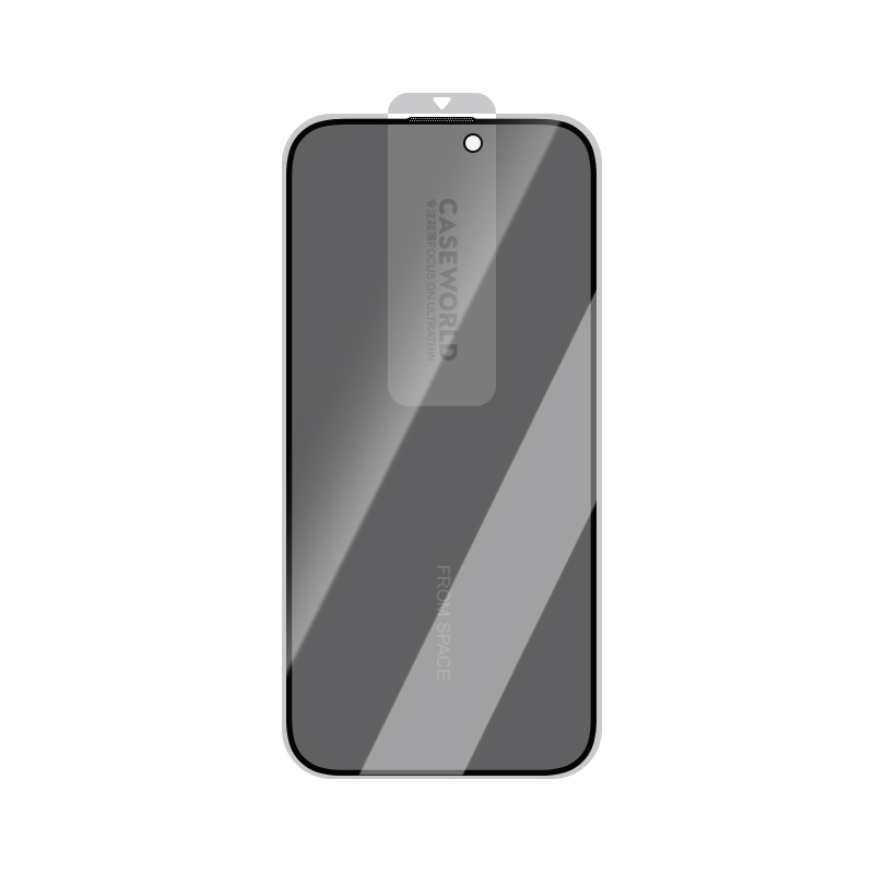 Apple iPhone 15 Pro Max CaseWorld HD Serisi 0.33mm Privacy Temperli Cam Ekran Koruyucu - 5