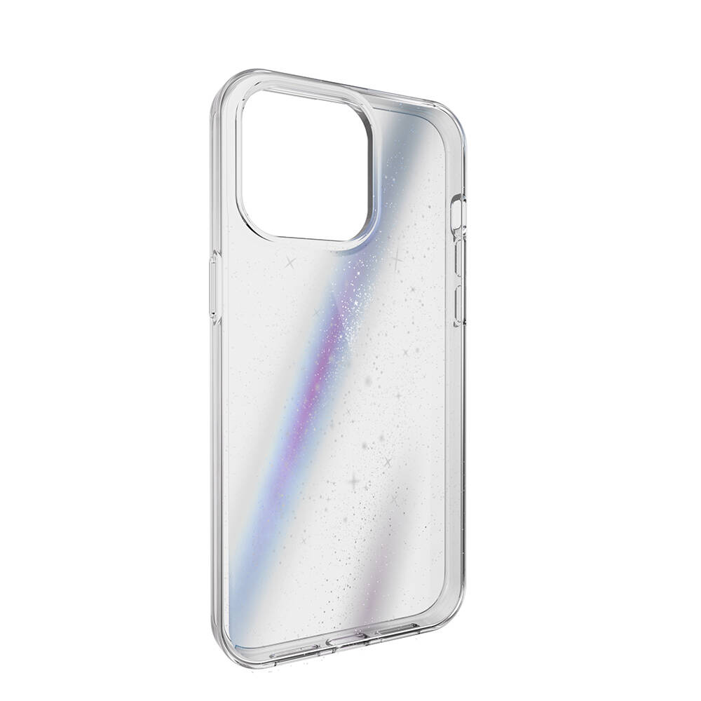 Apple iPhone 15 Pro Max Kılıf Çift Katmanlı IMD Baskılı Bumper Lisanslı Switcheasy Cosmos Nebula Kapak - 4