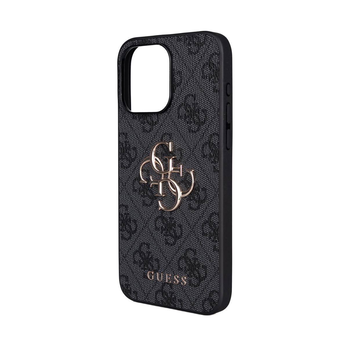 Apple iPhone 15 Pro Max Kılıf Guess Orjinal Lisanslı PU Deri 4G Büyük Metal Logolu Çapraz Vücut Askılı Kapak - 16