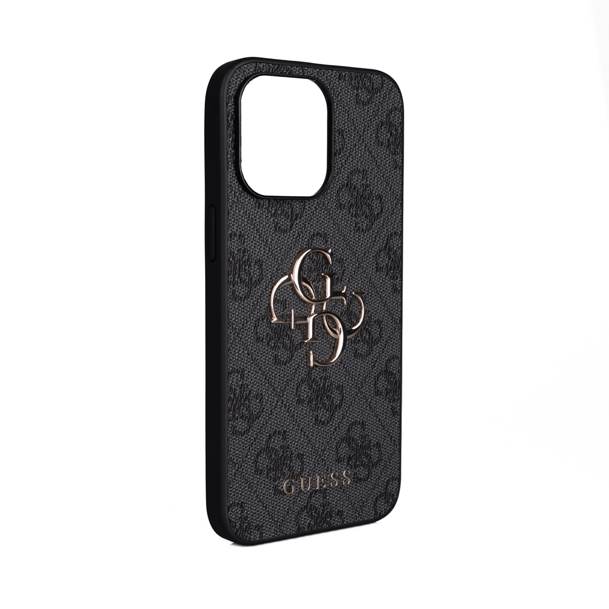 Apple iPhone 15 Pro Max Kılıf Guess Orjinal Lisanslı PU Deri 4G Büyük Metal Logolu Çapraz Vücut Askılı Kapak - 17