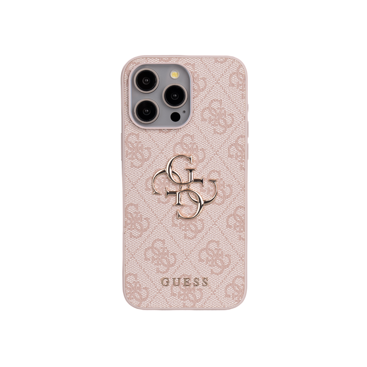 Apple iPhone 15 Pro Max Kılıf Guess Orjinal Lisanslı PU Deri 4G Büyük Metal Logolu Çapraz Vücut Askılı Kapak - 25