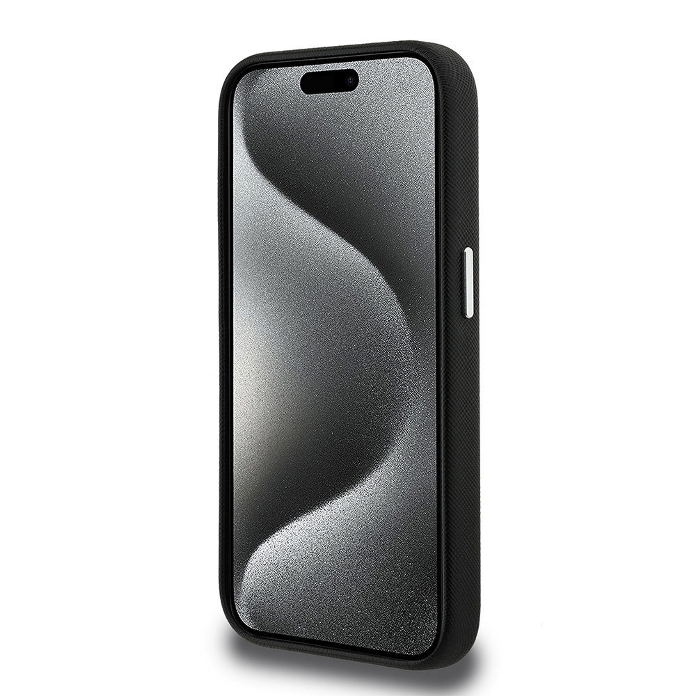 Apple iPhone 15 Pro Max Kılıf Karl Lagerfeld Orjinal Lisanslı K&C Heads Pin Kapak - 7