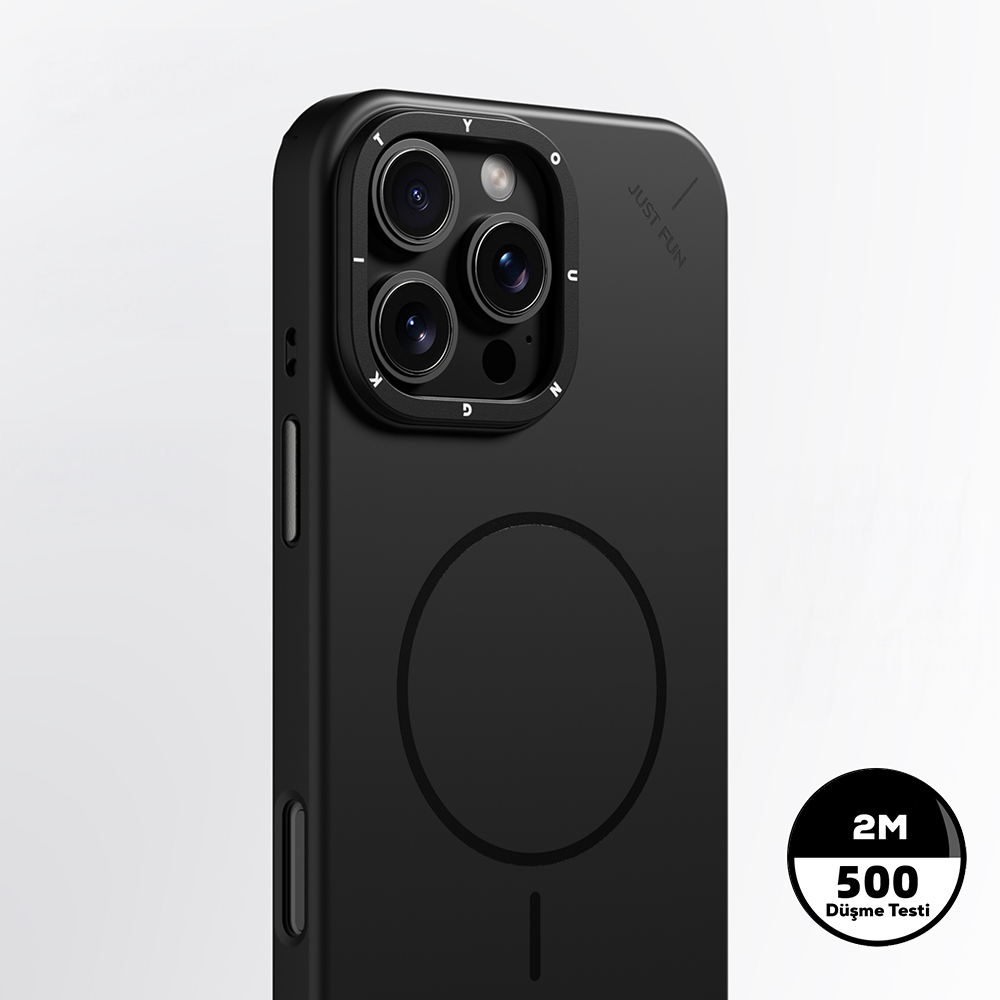 Apple iPhone 15 Pro Max Kılıf M-safe Şarj Özellikli Youngkit Dynamag Serisi Kapak - 9